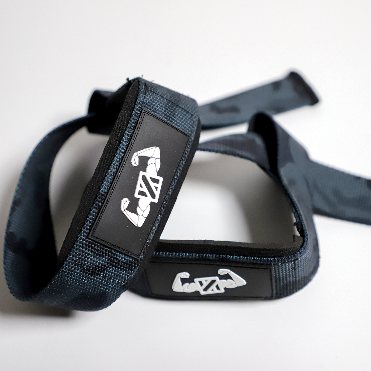 Muscle Crate - Lifting Straps - Dark Camo